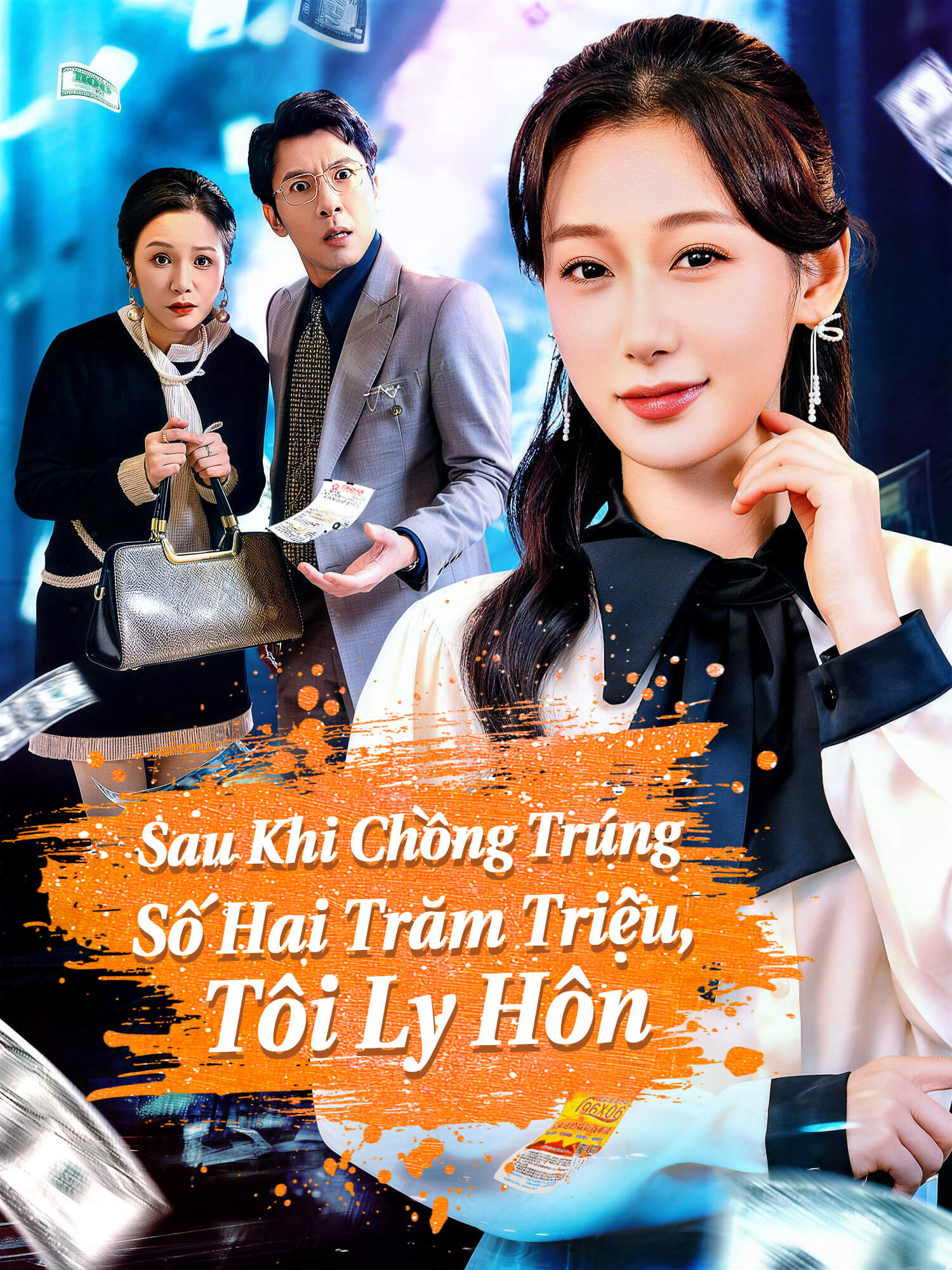 Ảnh bìa và Poster phim ngắn Sau Khi Chồng Trúng Số Hai Trăm Triệu, Tôi Ly Hôn