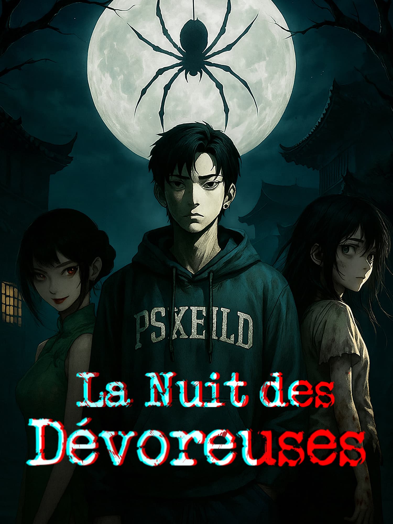 Affiche et Couverture de la Mini-série La Nuit des Dévoreuses