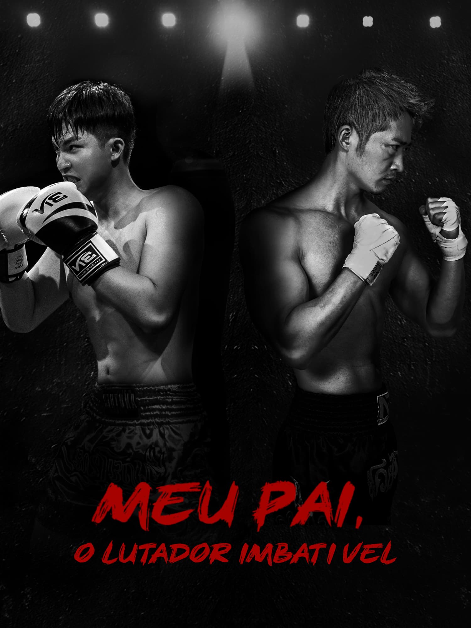 Capa e Pôster da Mini Novela Meu Pai, o Lutador Imbatível