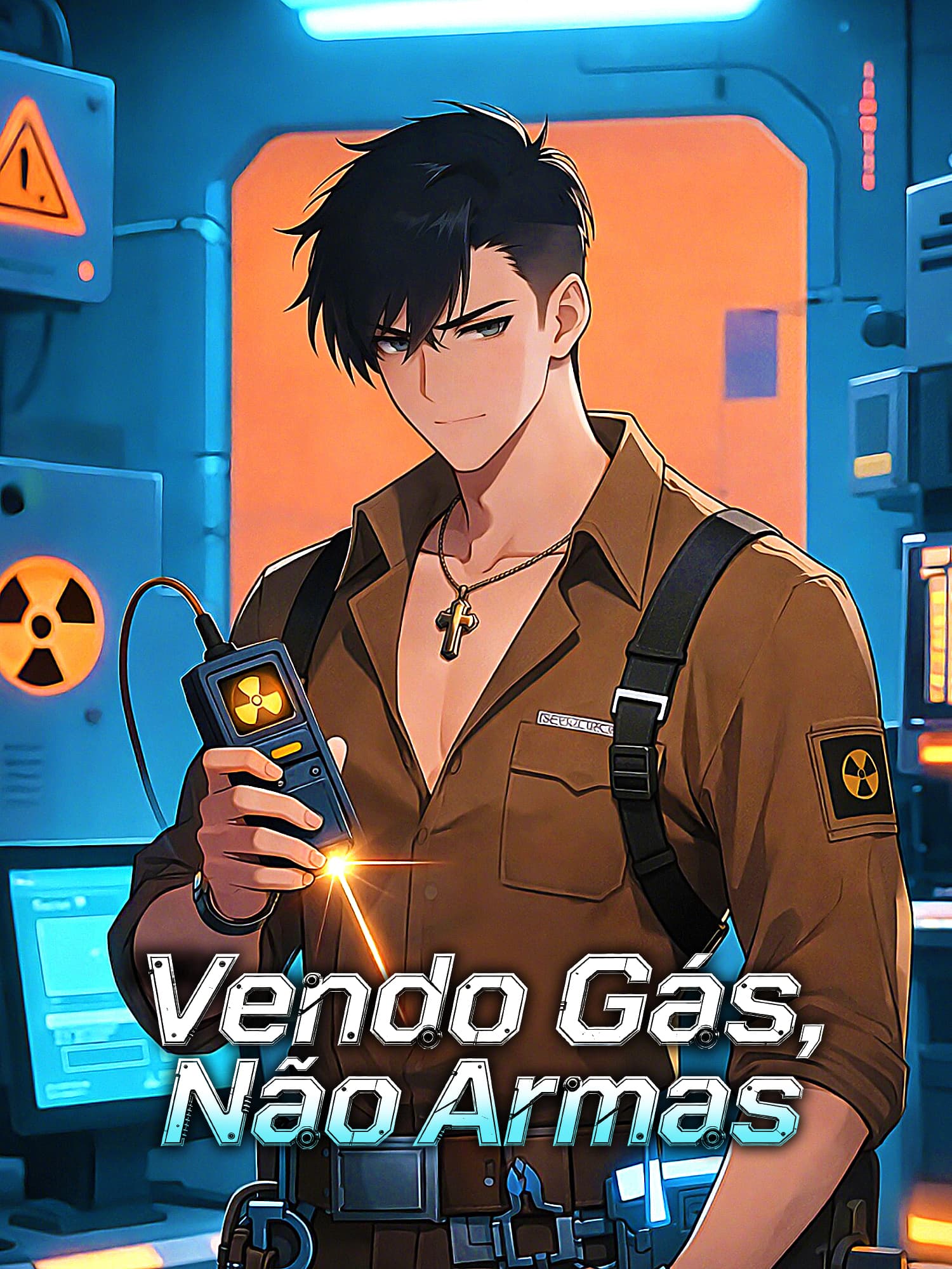 Capa e Pôster da Mini Novela Vendo Gás, Não Armas
