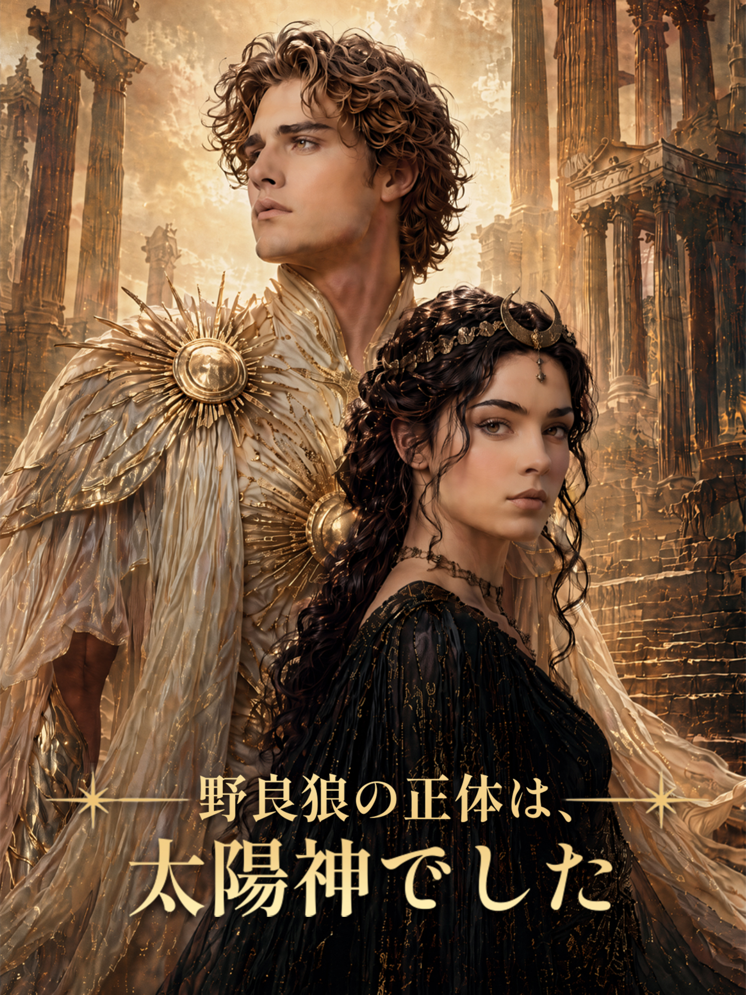 野良狼の正体は、太陽神でした ショートドラマのカバー・ポスター
