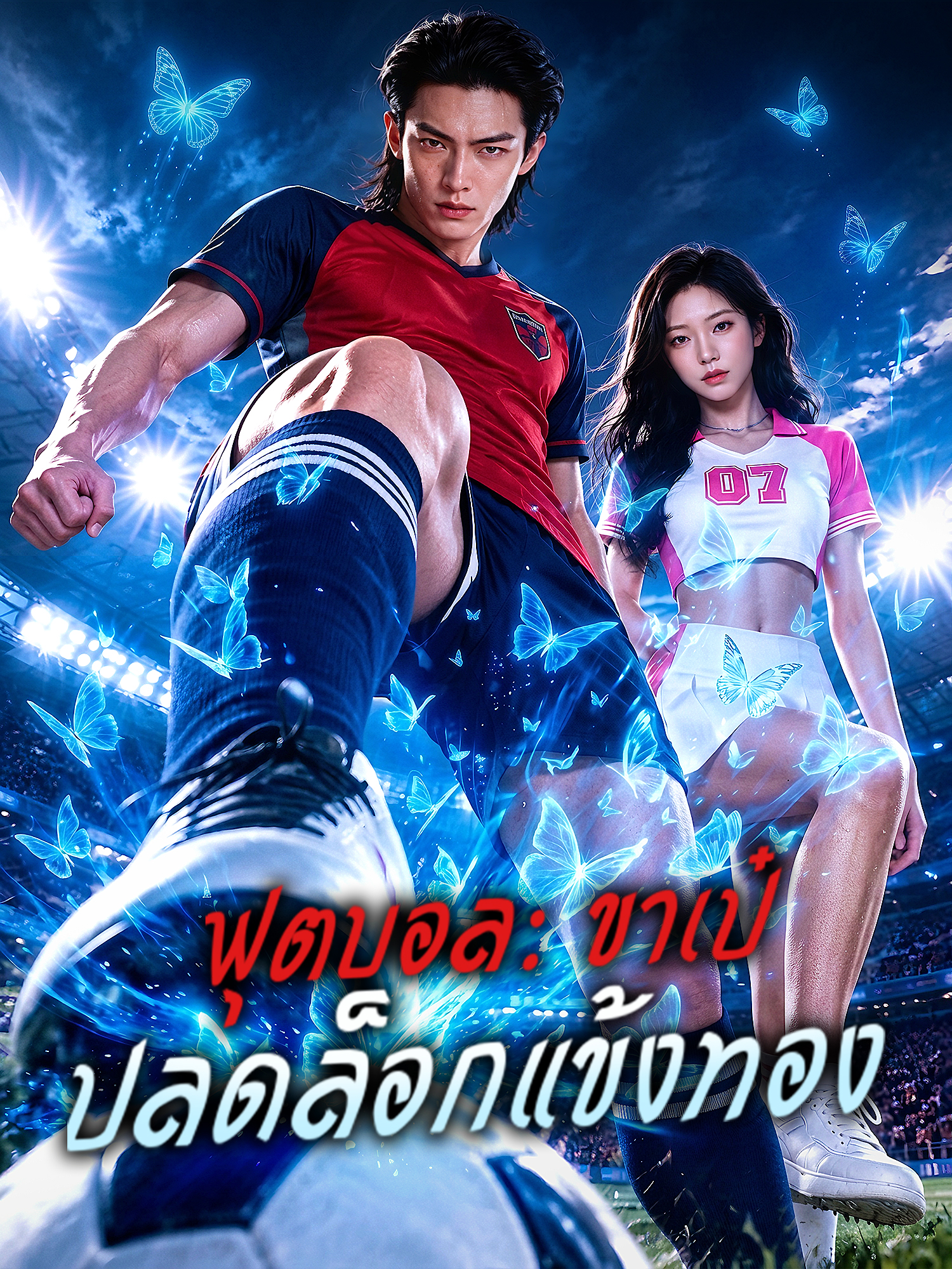 หน้าปกละครสั้น ฟุตบอล: ขาเป๋ปลดล็อกแข้งทอง (ละครสั้นแนวตั้ง)
