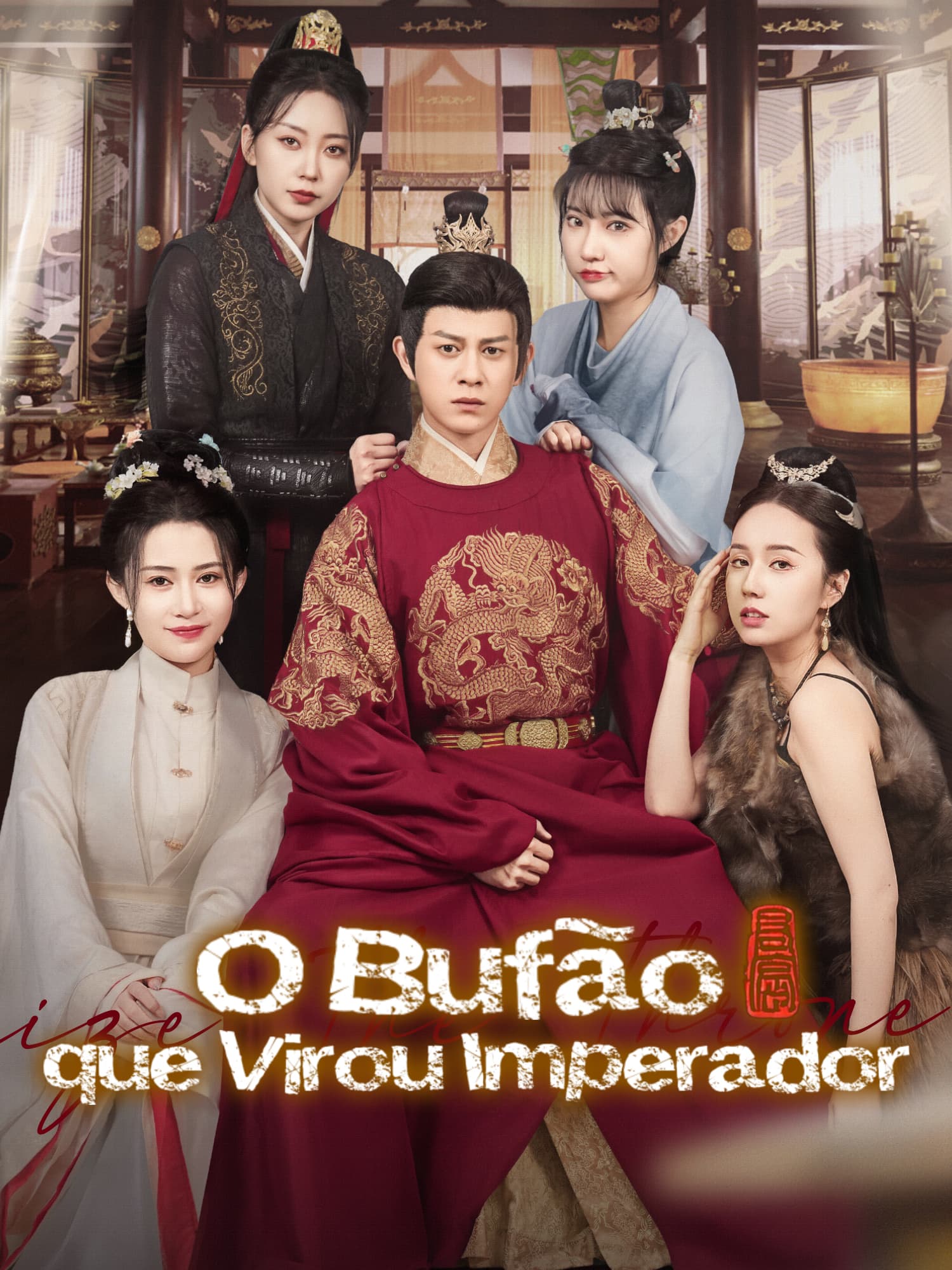 Capa e Pôster da Mini Novela Bufão que Virou Imperador
