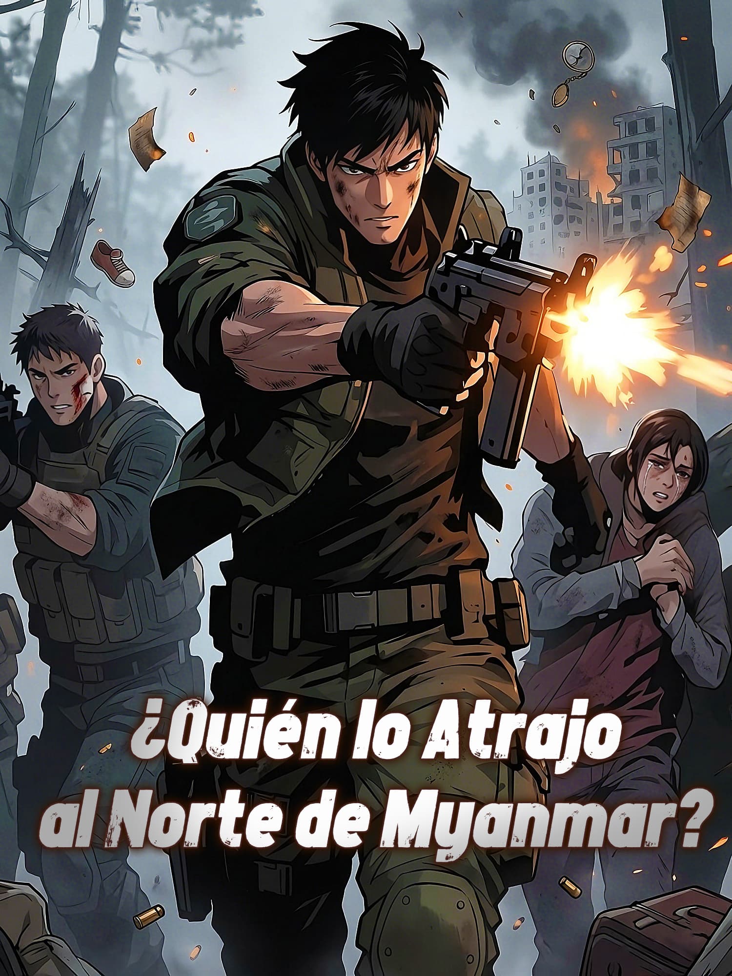 Portada y Póster de la Mini Serie ¿Quién lo Atrajo al Norte de Myanmar?